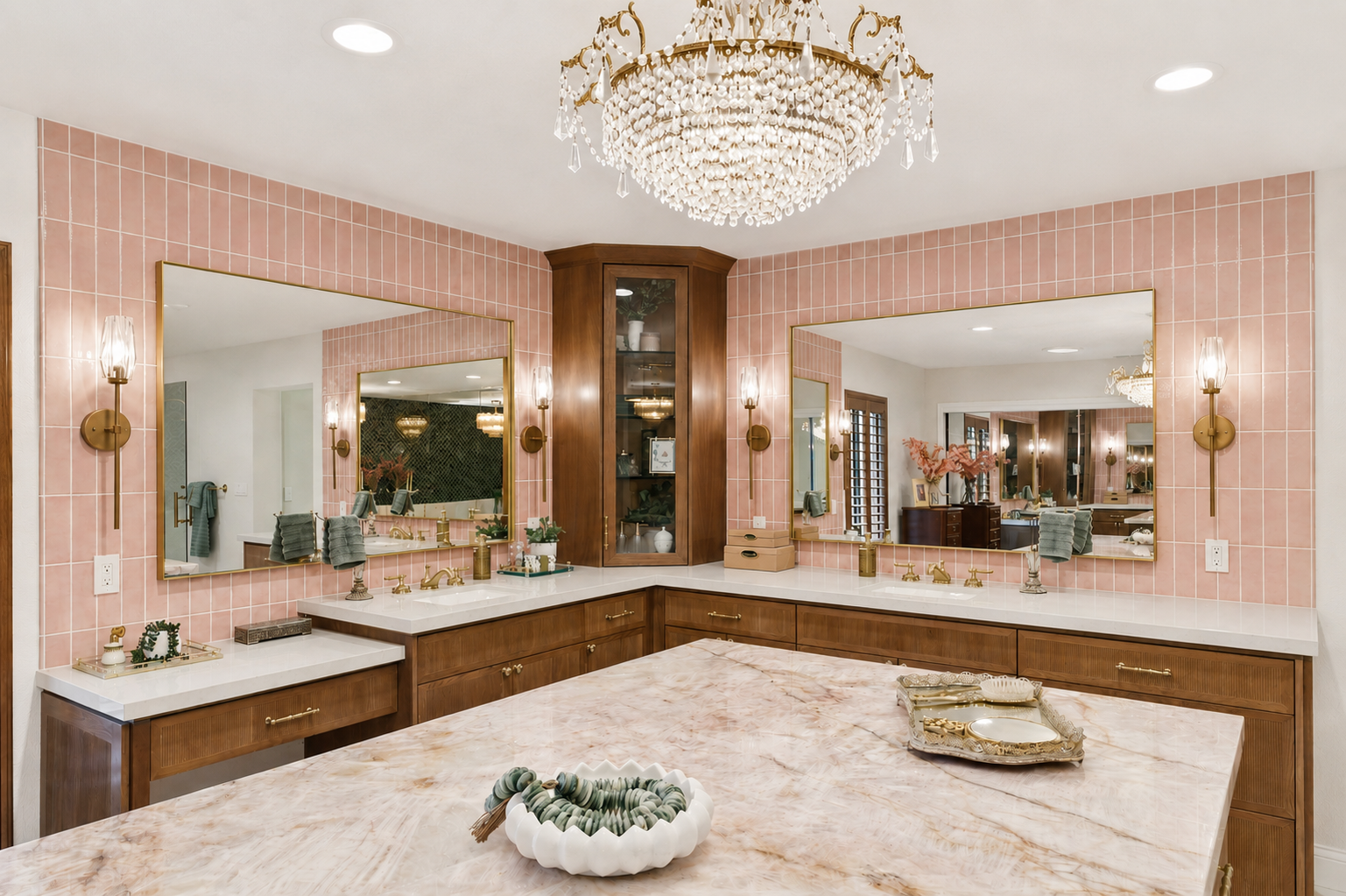 Glamorous Vintage Bathroom
