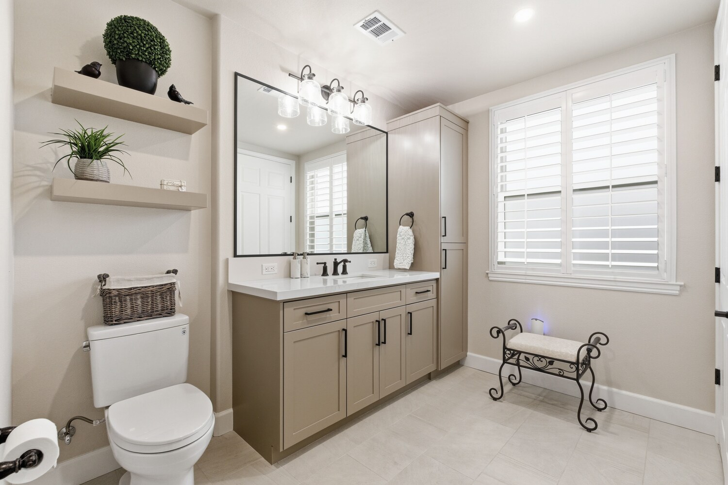 In-law suite bathroom with universal design features and neutral colors-2 In-law suite bathroom with universal design features and neutral colors-2